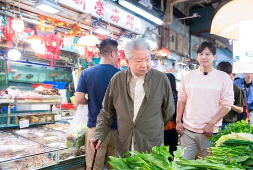 蔡澜录制《我们的师父》 受访者供图